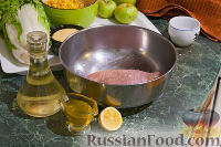 Фото приготовления рецепта: Салат с индейкой, яблоками и кукурузой - шаг №2