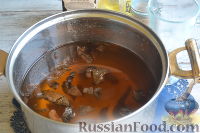 Фото приготовления рецепта: Суп с белыми грибами и сливками - шаг №4
