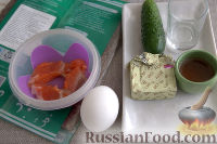 Фото приготовления рецепта: Роллы с горбушей и омлетом - шаг №1