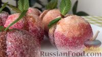 Фото к рецепту: Пирожные "Персики" со сгущенкой