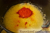 Фото приготовления рецепта: Суп с фасолью и сметаной - шаг №5