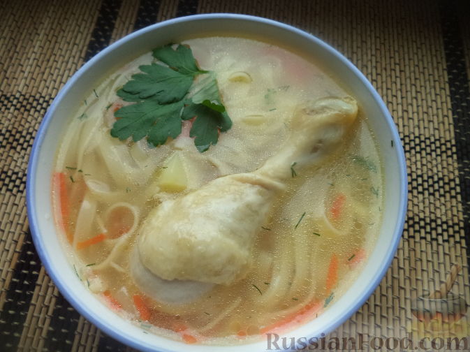 Суп-лапша с грибами - пошаговый рецепт с фото, ингредиенты, как приготовить