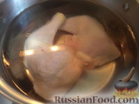 Фото приготовления рецепта: Суп-лапша с курицей - шаг №2