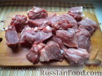 Фото приготовления рецепта: Шашлык из говядины в кефире - шаг №3