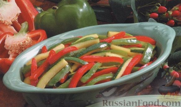 Рецепт Овощи, приготовленные на гриле