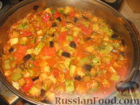 Фото приготовления рецепта: Овощное рагу "Рататоли" - шаг №6