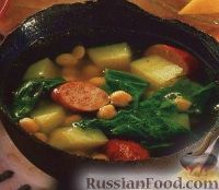 Фото приготовления рецепта: Суп картофельный с украинскими галушками - шаг №4