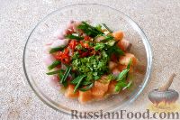 Фото приготовления рецепта: Севиче (рыба в цитрусовом маринаде) - шаг №5