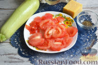 Фото приготовления рецепта: Рыба, запеченная с кабачками и помидорами - шаг №3