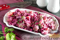 Фото приготовления рецепта: Острый салат из вареной свеклы - шаг №8