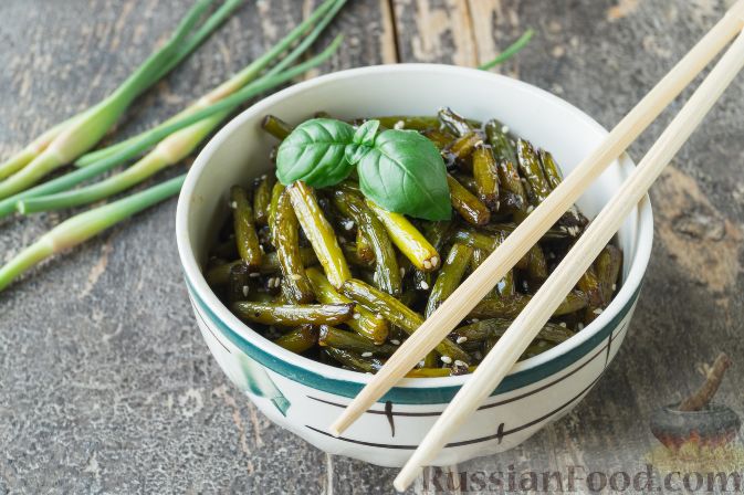 Салат из стрелок чеснока по-корейски – 3 рецепта