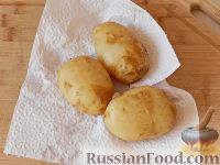 Фото приготовления рецепта: Запеченный картофель, фаршированный сыром фета - шаг №2