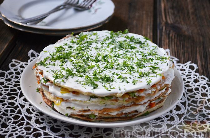 Торт из кабачков - рецепт с фото с помидорами, кефиром и сыром, запеченный в духовке (+3 рецепта)