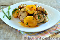 Фото к рецепту: Курица с абрикосами
