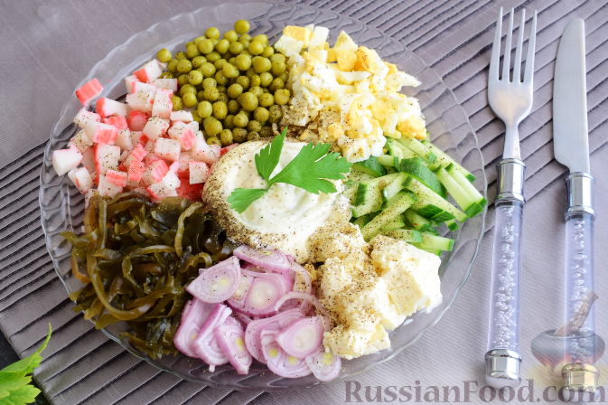 Страница 2: Салат с крабовыми палочками, вкусных рецепта с фото Алимеро