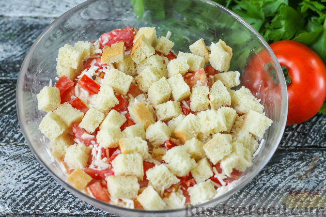 Салат с кукурузой и помидорами – пошаговый рецепт приготовления с фото