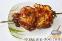 Фото приготовления рецепта: Курица гриль (в духовке) - шаг №9