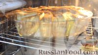 Фото приготовления рецепта: Торт из баклажанов, с курицей и рисом (запеченный в духовке) - шаг №14