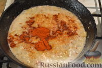 Фото приготовления рецепта: Суп из стручковой фасоли, на сметане (пидбывани лопаткы) - шаг №6