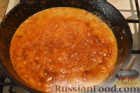 Фото приготовления рецепта: Суп из стручковой фасоли, на сметане (пидбывани лопаткы) - шаг №7