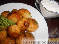 Фото к рецепту: Молодой картофель, жаренный в соевом соусе
