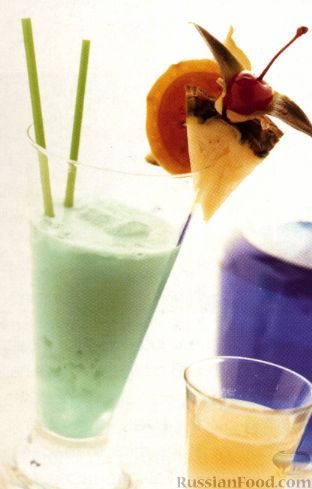 Рецепт: Ананасовый коктейль с джином