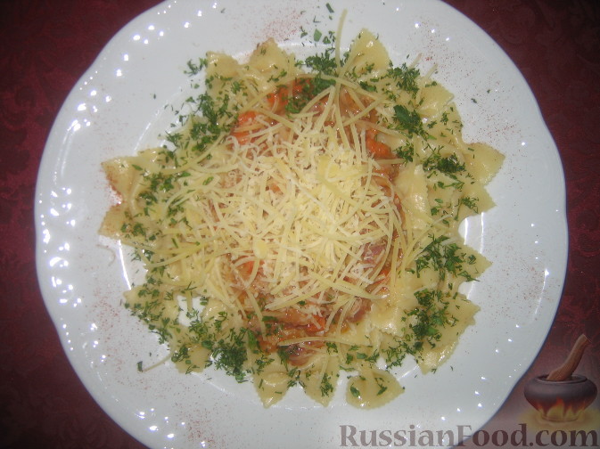 Рецепт Паста фарфале с неаполитанским соусом