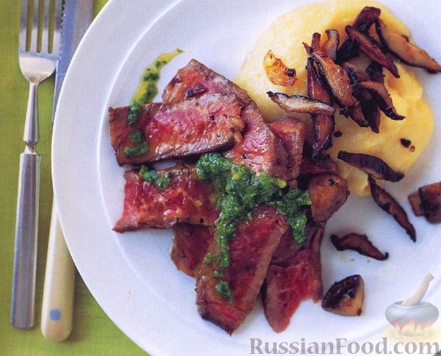 Стейки из говядины в духовке — рецепт с фото пошагово