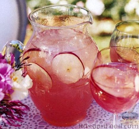 Рецепт Яблочно-грейпфрутовый напиток
