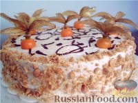 Фото к рецепту: Изумительный морковный торт - призёр журнала "Приятного аппетита", издательского дома "Бурда"