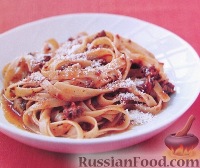 Фото к рецепту: Макароны с мясным итальянским соусом