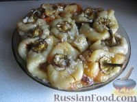 Фото к рецепту: Перец  печеный в чесночном соусе