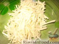 Фото приготовления рецепта: Сырные оладушки - шаг №2
