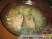 Фото к рецепту: Суп из семги