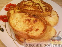 Фото приготовления рецепта: Закусочные гренки к завтраку - шаг №6