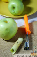 Фото приготовления рецепта: Оладушки с яблоками - шаг №8