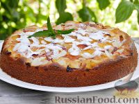 Фото приготовления рецепта: Творожный пирог с нектаринами - шаг №14