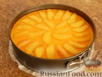 Фото приготовления рецепта: Торт-суфле с персиками - шаг №16