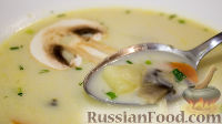 Фото к рецепту: Быстрый сливочно-грибной суп