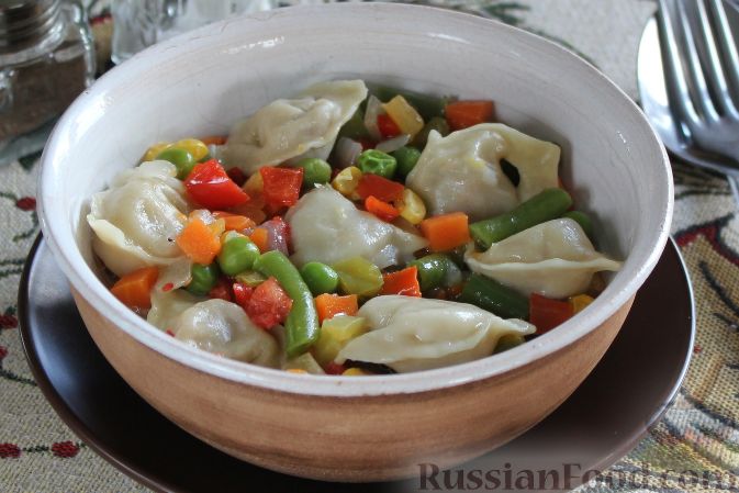 пельмени по казахски рецепт с фото пошагово на сковороде