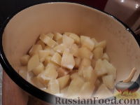 Фото приготовления рецепта: Картофельно-сырная запеканка - шаг №7