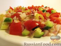 Фото к рецепту: Сербский овощной салат