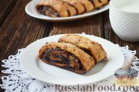 Фото к рецепту: Творожное печенье "Ругелах"