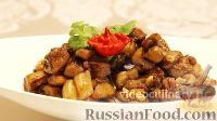 Фото приготовления рецепта: Картошка с грибами в сметане - шаг №3