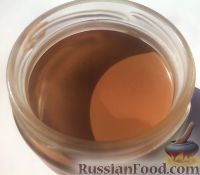 Фото приготовления рецепта: Яблочно-персиковое суфле с шоколадным кремом - шаг №7
