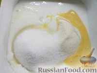 Фото приготовления рецепта: Кофейный манник с белой шелковицей, на кефире - шаг №1