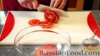 Фото приготовления рецепта: Баклажаны, запеченные с помидорами и сыром - шаг №3