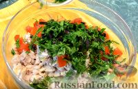 Фото приготовления рецепта: Салат из баклажанов - шаг №12