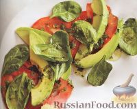 Фото к рецепту: Салат из авокадо с помидорами