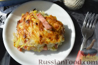 Фото приготовления рецепта: Мядзведзь (белорусская картофельная запеканка) - шаг №12